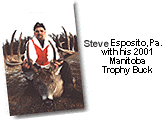 Steve Esposito's Trophy 2001 Manitoba Buck